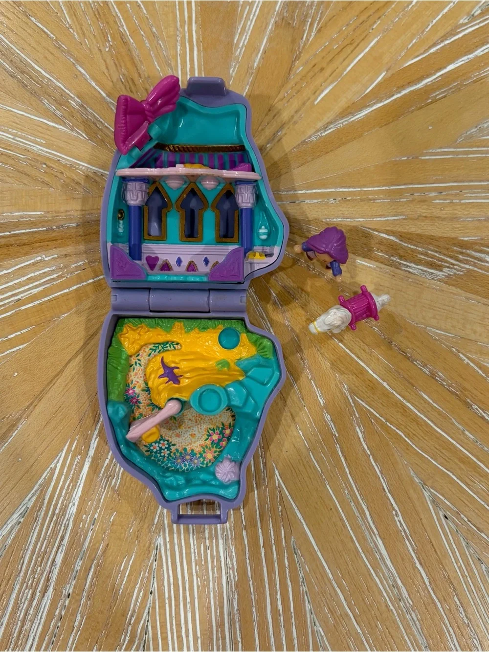 1995 Polly Pocket Arabian Beauty Pony Parade Bluebird with doll horse